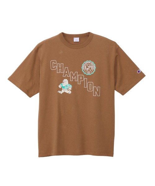 Champion(チャンピオン)の「【Champion/チャンピオン】メンズ メンズカジュアル ショートスリーブTシャツ(Tシャツ/カットソー・メンズ・ライトブラウン/ブラック系その他/その他35/ブルー系その他・X-LARGE/LARGE/MEDIUM)」の3枚目の写真