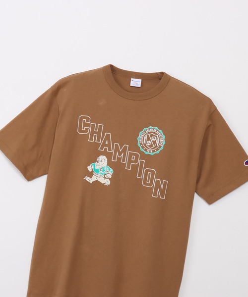 Champion(チャンピオン)の「【Champion/チャンピオン】メンズ メンズカジュアル ショートスリーブTシャツ(Tシャツ/カットソー・メンズ・ライトブラウン/ブラック系その他/その他35/ブルー系その他・X-LARGE/LARGE/MEDIUM)」の19枚目の写真