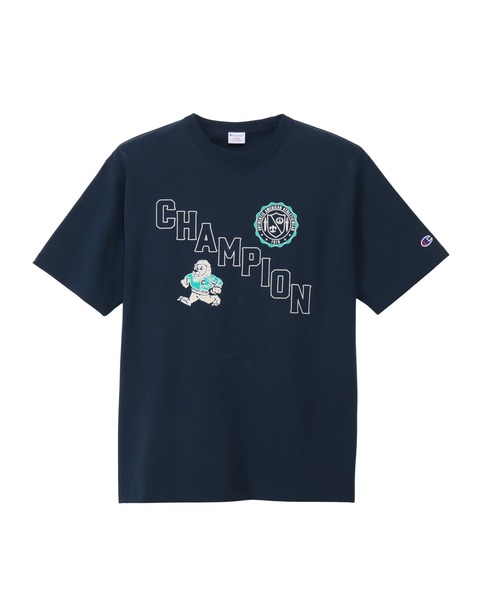 Champion(チャンピオン)の「【Champion/チャンピオン】メンズ メンズカジュアル ショートスリーブTシャツ(Tシャツ/カットソー・メンズ・ライトブラウン/ブラック系その他/その他35/ブルー系その他・X-LARGE/LARGE/MEDIUM)」の11枚目の写真