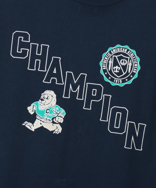 Champion(チャンピオン)の「【Champion/チャンピオン】メンズ メンズカジュアル ショートスリーブTシャツ(Tシャツ/カットソー・メンズ・ライトブラウン/ブラック系その他/その他35/ブルー系その他・X-LARGE/LARGE/MEDIUM)」の12枚目の写真