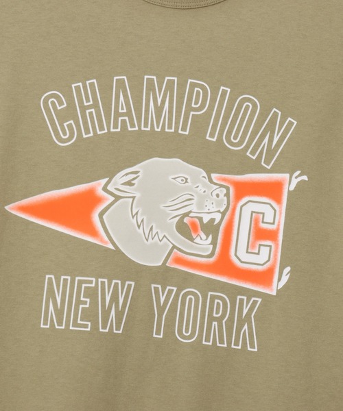 Champion(チャンピオン)の「【Champion/チャンピオン】メンズ メンズカジュアル ショートスリーブTシャツ(Tシャツ/カットソー・メンズ・ライトブラウン/ブラック系その他/その他35/ブルー系その他・X-LARGE/LARGE/MEDIUM)」の21枚目の写真