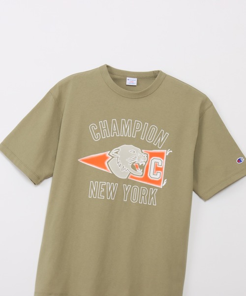 Champion(チャンピオン)の「【Champion/チャンピオン】メンズ メンズカジュアル ショートスリーブTシャツ(Tシャツ/カットソー・メンズ・ライトブラウン/ブラック系その他/その他35/ブルー系その他・X-LARGE/LARGE/MEDIUM)」の22枚目の写真