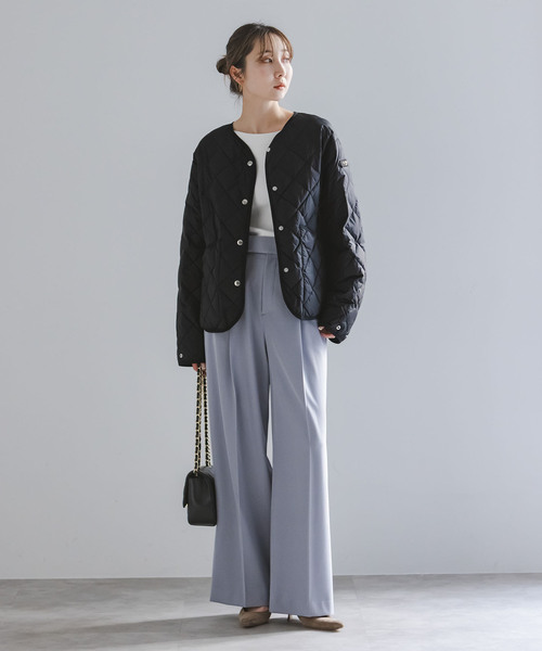 TATRAS(タトラス)の「《WEB・東武池袋店 限定展開》TATRAS/タトラス LARISSA(ラリッサ)(ダウンジャケット/コート・レディース・ライトグレー/ブラック・SMALL/MEDIUM)」の8枚目の写真