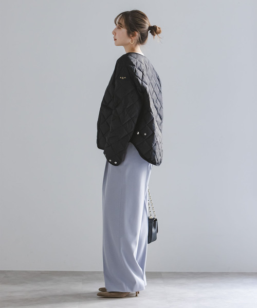 TATRAS(タトラス)の「《WEB・東武池袋店 限定展開》TATRAS/タトラス LARISSA(ラリッサ)(ダウンジャケット/コート・レディース・ライトグレー/ブラック・SMALL/MEDIUM)」の9枚目の写真