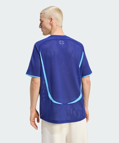 adidas Originals(アディダスオリジナルス)の「【adidas】TG MESH JERSEY サッカー日本代表 応援 W杯 ワールドカップ(Tシャツ/カットソー・レディース・ブルー・2XL/M/XL/L/S)」の4枚目の写真