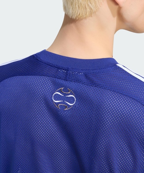 adidas Originals(アディダスオリジナルス)の「【adidas】TG MESH JERSEY サッカー日本代表 応援 W杯 ワールドカップ(Tシャツ/カットソー・レディース・ブルー・2XL/M/XL/L/S)」の6枚目の写真