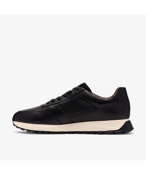 Clarks（クラークス）の「Radwell Tie / ラドウェルタイ (ブラックレザー)（スニーカー・メンズ・ブラック・UK7/UK8/UK9/UK10/UK6/UK11）」の2枚目の写真
