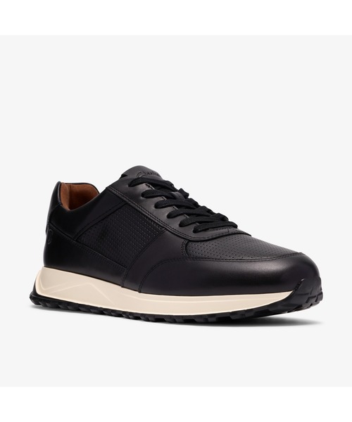 Clarks（クラークス）の「Radwell Tie / ラドウェルタイ (ブラックレザー)（スニーカー・メンズ・ブラック・UK7/UK8/UK9/UK10/UK6/UK11）」の4枚目の写真