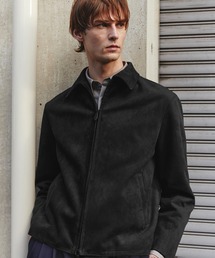 【数量限定】LEATHER TEX SUEDE HARRINGTON JACKET
