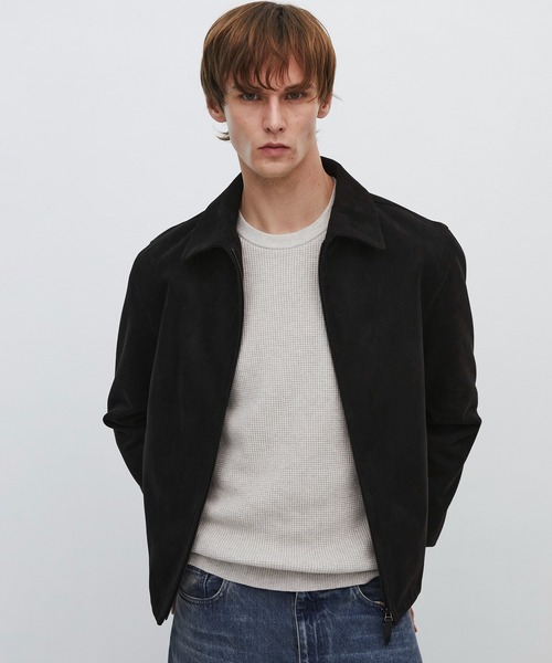 UNITED TOKYO(ユナイテッドトウキョウ)の「【数量限定】LEATHER TEX SUEDE HARRINGTON JACKET(ブルゾン・メンズ・ブラウン/ブラック・2/1)」の15枚目の写真