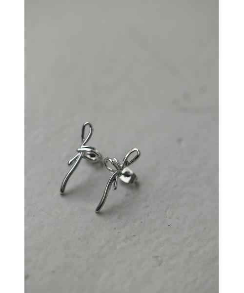 STYLEMIXER（スタイルミキサー）の「リボンピアス（ピアス（両耳用）・レディース・ゴールド/シルバー・FREE）」の5枚目の写真