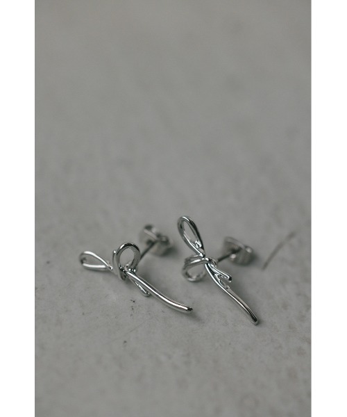 STYLEMIXER（スタイルミキサー）の「リボンピアス（ピアス（両耳用）・レディース・ゴールド/シルバー・FREE）」の6枚目の写真