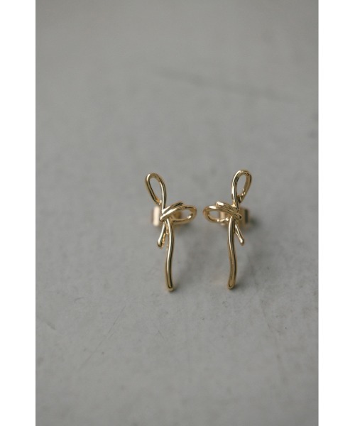 STYLEMIXER（スタイルミキサー）の「リボンピアス（ピアス（両耳用）・レディース・ゴールド/シルバー・FREE）」の8枚目の写真