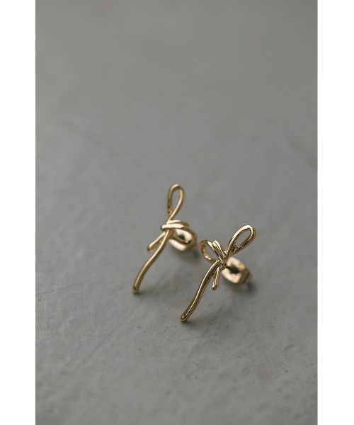 STYLEMIXER（スタイルミキサー）の「リボンピアス（ピアス（両耳用）・レディース・ゴールド/シルバー・FREE）」の9枚目の写真