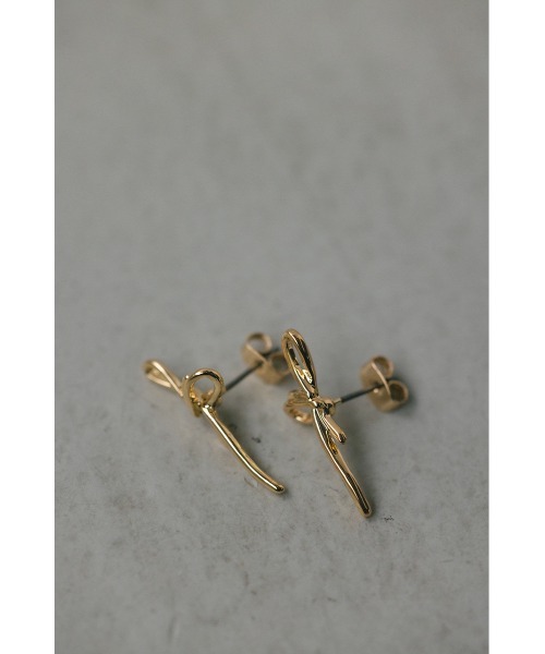 STYLEMIXER（スタイルミキサー）の「リボンピアス（ピアス（両耳用）・レディース・ゴールド/シルバー・FREE）」の11枚目の写真