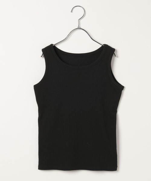 repipi armario(レピピ アルマリオ)の「ベーシックリブタンクトップ(タンクトップ・キッズ・オフホワイト/ブラック/アイボリー/その他/イエロー/ピンク・LARGE/SMALL/MEDIUM)」の1枚目の写真