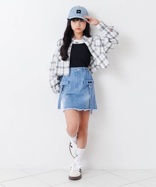 algy（アルジー）の「カラフルハイクルーソックス（ソックス/靴下・キッズ・オフホワイト/ラベンダー/ピンク/ブラック・24/21）」の6枚目の写真