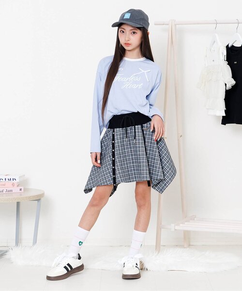 algy（アルジー）の「カラフルハイクルーソックス（ソックス/靴下・キッズ・オフホワイト/ラベンダー/ピンク/ブラック・24/21）」の8枚目の写真