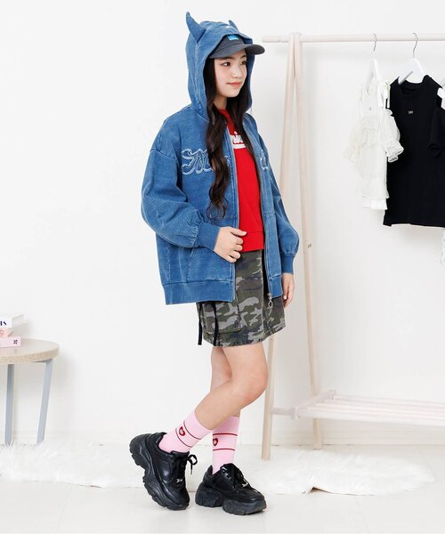 algy（アルジー）の「カラフルハイクルーソックス（ソックス/靴下・キッズ・オフホワイト/ラベンダー/ピンク/ブラック・24/21）」の9枚目の写真