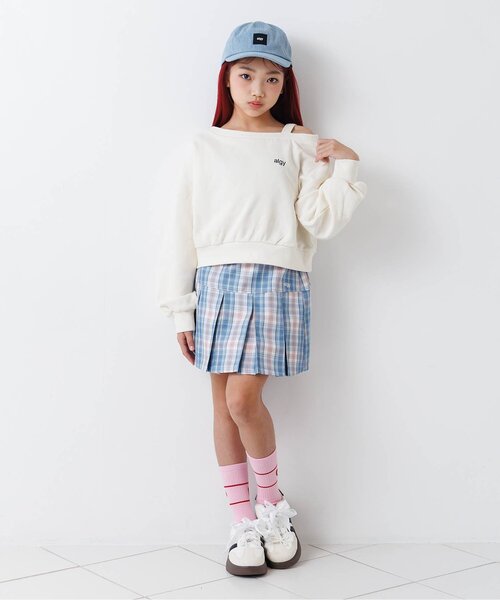 algy（アルジー）の「カラフルハイクルーソックス（ソックス/靴下・キッズ・オフホワイト/ラベンダー/ピンク/ブラック・24/21）」の10枚目の写真