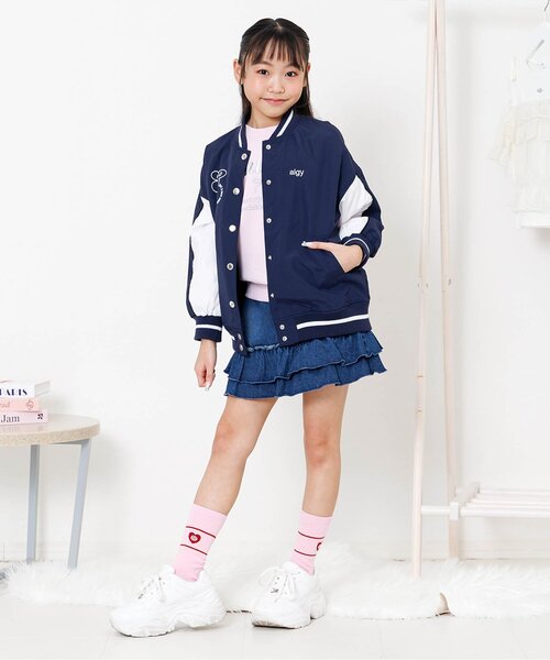 algy（アルジー）の「カラフルハイクルーソックス（ソックス/靴下・キッズ・オフホワイト/ラベンダー/ピンク/ブラック・24/21）」の11枚目の写真