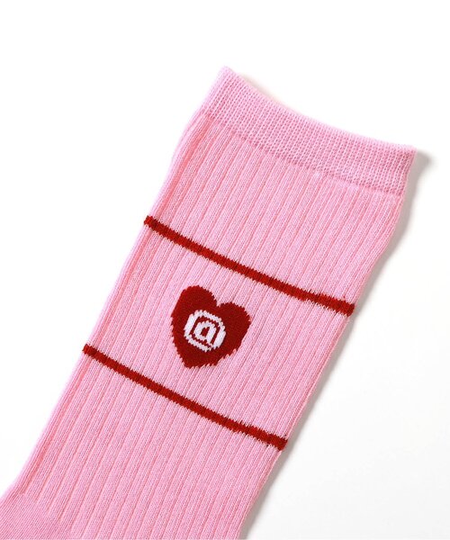 algy（アルジー）の「カラフルハイクルーソックス（ソックス/靴下・キッズ・オフホワイト/ラベンダー/ピンク/ブラック・24/21）」の17枚目の写真