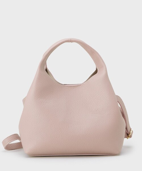 UNTITLED（アンタイトル）の「【MROSE】2WAYモダンレザーバッグ（ショルダーバッグ・レディース・ベージュ/ピンク・00）」の2枚目の写真