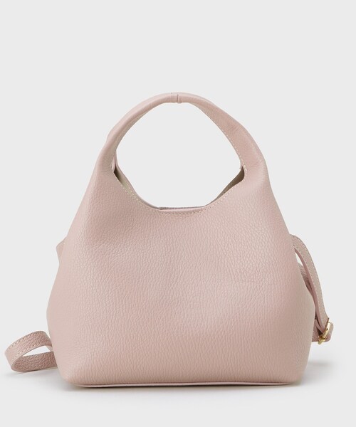 UNTITLED（アンタイトル）の「【MROSE】2WAYモダンレザーバッグ（ショルダーバッグ・レディース・ベージュ/ピンク・00）」の3枚目の写真