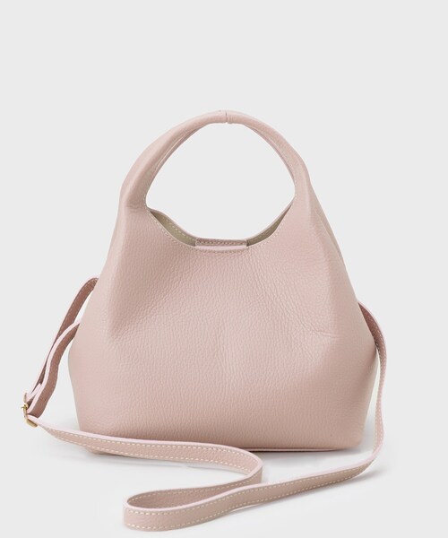 UNTITLED（アンタイトル）の「【MROSE】2WAYモダンレザーバッグ（ショルダーバッグ・レディース・ベージュ/ピンク・00）」の5枚目の写真