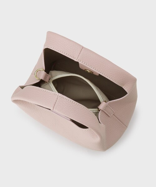 UNTITLED（アンタイトル）の「【MROSE】2WAYモダンレザーバッグ（ショルダーバッグ・レディース・ベージュ/ピンク・00）」の10枚目の写真