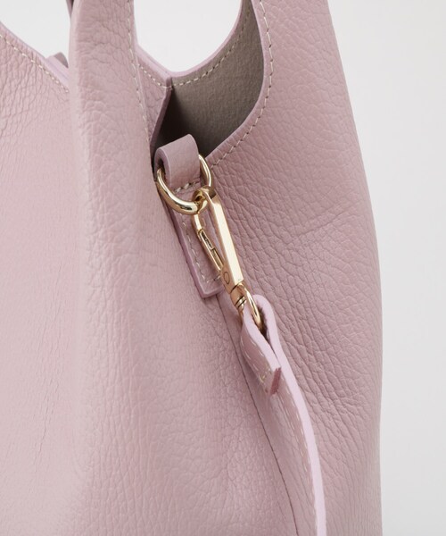 UNTITLED（アンタイトル）の「【MROSE】2WAYモダンレザーバッグ（ショルダーバッグ・レディース・ベージュ/ピンク・00）」の11枚目の写真