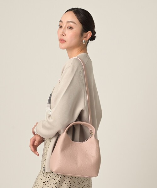 UNTITLED（アンタイトル）の「【MROSE】2WAYモダンレザーバッグ（ショルダーバッグ・レディース・ベージュ/ピンク・00）」の17枚目の写真