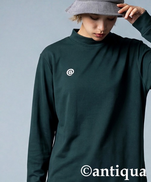 antiqua(アンティカ)の「【STCH】ロゴ ロンT(Tシャツ/カットソー・レディース・ホワイト/グリーン/ブラック/ブラウン系その他・ONESIZE)」の6枚目の写真