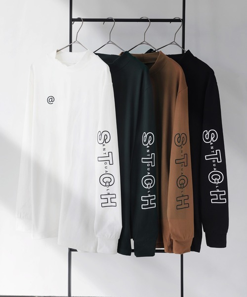 antiqua(アンティカ)の「【STCH】ロゴ ロンT(Tシャツ/カットソー・レディース・ホワイト/グリーン/ブラック/ブラウン系その他・ONESIZE)」の13枚目の写真