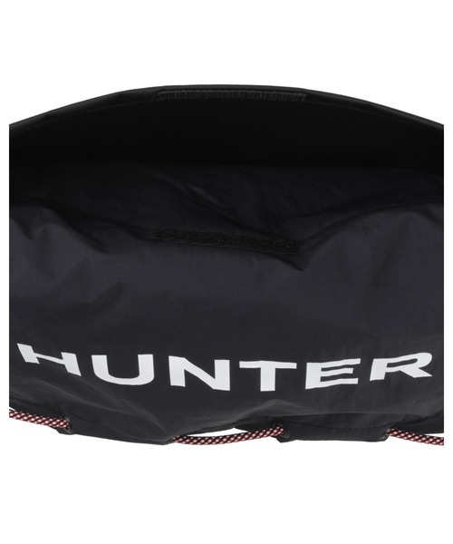 HUNTER(ハンター)の「トラベル マルチファンクション サコッシュ(ボディバッグ/ウエストポーチ・レディース・ブラック/ブラック×グレー・ONE)」の7枚目の写真