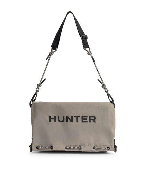 HUNTER(ハンター)の「トラベル マルチファンクション サコッシュ(ボディバッグ/ウエストポーチ・レディース・ブラック/ブラック×グレー・ONE)」の10枚目の写真