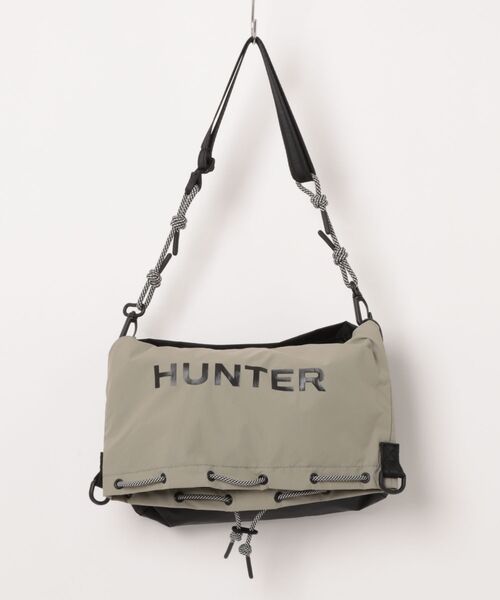 HUNTER(ハンター)の「トラベル マルチファンクション サコッシュ(ボディバッグ/ウエストポーチ・レディース・ブラック/ブラック×グレー・ONE)」の22枚目の写真