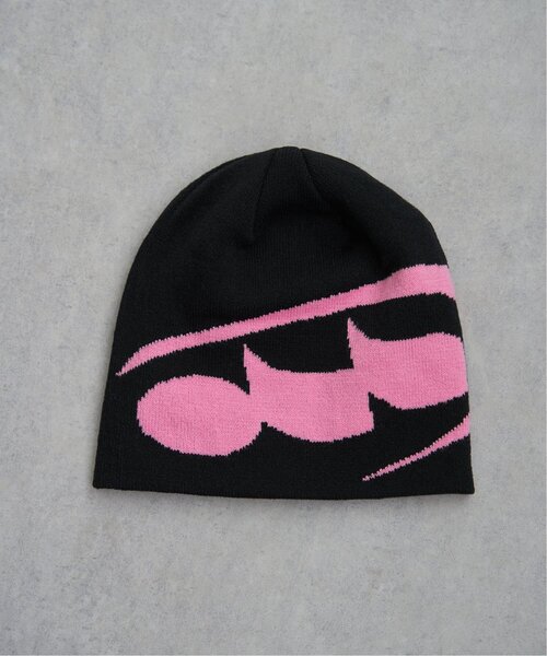 VENCEEXCHANGE（ヴァンスエクスチェンジ）の「モチーフビーニーニット帽（ニットキャップ/ビーニー・メンズ・ピンク/グレー/ブラック/アイボリー・フリー）」の4枚目の写真