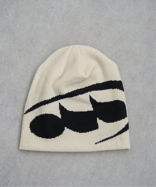 VENCEEXCHANGE（ヴァンスエクスチェンジ）の「モチーフビーニーニット帽（ニットキャップ/ビーニー・メンズ・ピンク/グレー/ブラック/アイボリー・フリー）」の2枚目の写真