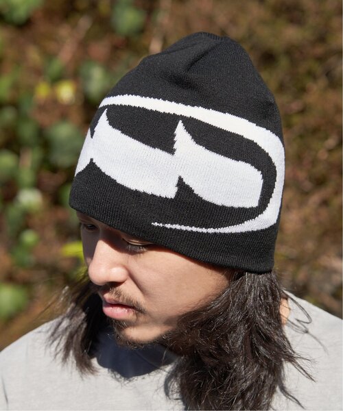 VENCEEXCHANGE（ヴァンスエクスチェンジ）の「モチーフビーニーニット帽（ニットキャップ/ビーニー・メンズ・ピンク/グレー/ブラック/アイボリー・フリー）」の8枚目の写真