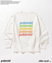 niko and... | 【Polaroid(ポラロイド)】プリントプルオーバー(Tシャツ/カットソー)