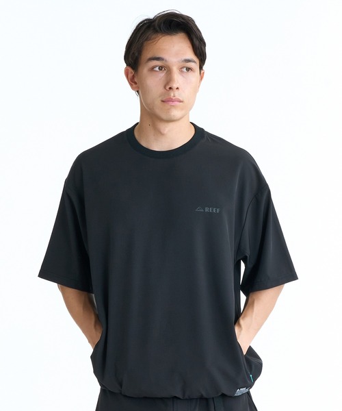 REEF（リーフ）の「REEF 半袖 Tシャツ メンズ BAJA DRY SS T EST261013（Tシャツ/カットソー・メンズ・ブラック/ライトカーキ・XL/L/M）」の4枚目の写真