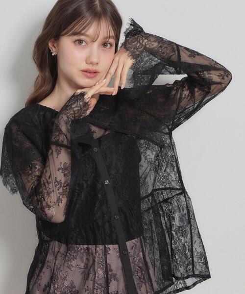 スカラップレースブラウス（シャツ/ブラウス）｜couture brooch