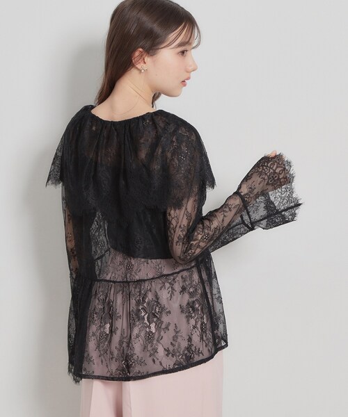 スカラップレースブラウス（シャツ/ブラウス）｜couture brooch