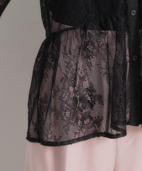 couture brooch(クチュールブローチ)の「スカラップレースブラウス(シャツ/ブラウス・レディース・アイボリー/ブラック・38/40)」の22枚目の写真