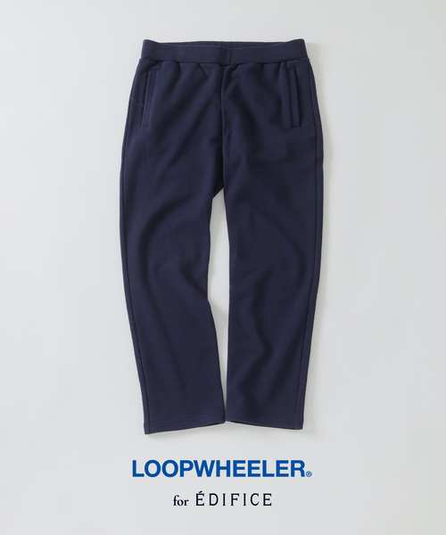 LOOPWHEELER（ループウィラー）の「LOOPWHEELER for LOWERCASE 別注 ライト スウェット パンツ（スウェットパンツ・メンズ・ホワイト系その他/ネイビー/ライトグレー・SMALL/MEDIUM/LARGE/X-LARGE）」の3枚目の写真