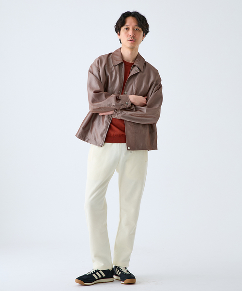 LOOPWHEELER（ループウィラー）の「LOOPWHEELER for LOWERCASE 別注 ライト スウェット パンツ（スウェットパンツ・メンズ・ホワイト系その他/ネイビー/ライトグレー・SMALL/MEDIUM/LARGE/X-LARGE）」の16枚目の写真