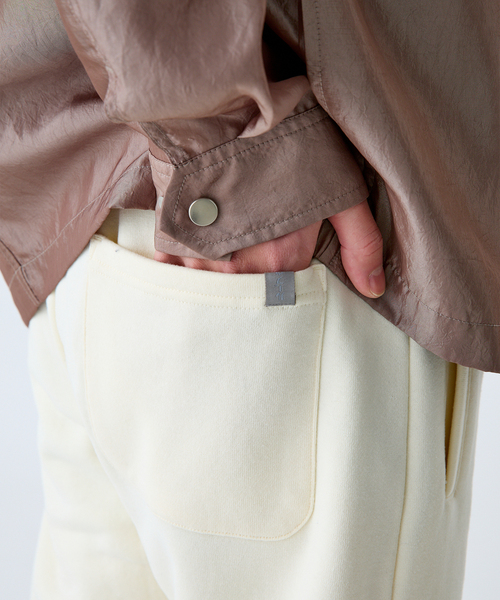 LOOPWHEELER（ループウィラー）の「LOOPWHEELER for LOWERCASE 別注 ライト スウェット パンツ（スウェットパンツ・メンズ・ホワイト系その他/ネイビー/ライトグレー・SMALL/MEDIUM/LARGE/X-LARGE）」の8枚目の写真