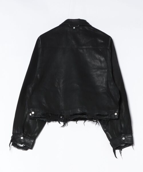 DANKE SCHON(ダンケシェーン)の「DankeSchon/ダンケシェーン/11oz RUBBER COATED 2nd JACKET(その他アウター・メンズ・ブラック・L/M/S)」の2枚目の写真