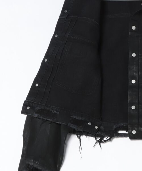 DANKE SCHON(ダンケシェーン)の「DankeSchon/ダンケシェーン/11oz RUBBER COATED 2nd JACKET(その他アウター・メンズ・ブラック・L/M/S)」の3枚目の写真